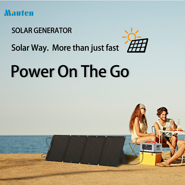 210W 便携式 太阳能 电站发电机面板，可折叠 太阳能 电池 太阳能 充电器，带 MC-4 高效电池充电器